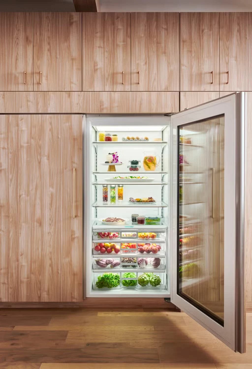 Detalhe de recurso de Classic Refrigerador com Vidro Door