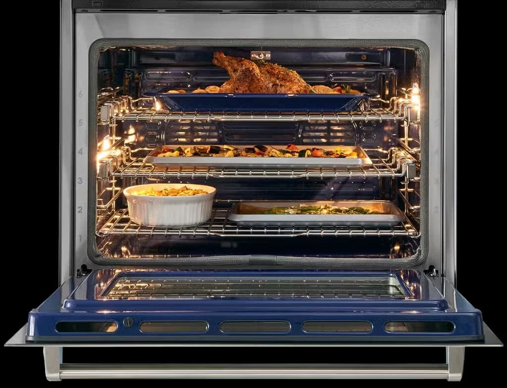 Detalhe de 76,2 cm Série E Profissional Forno simples de embutir